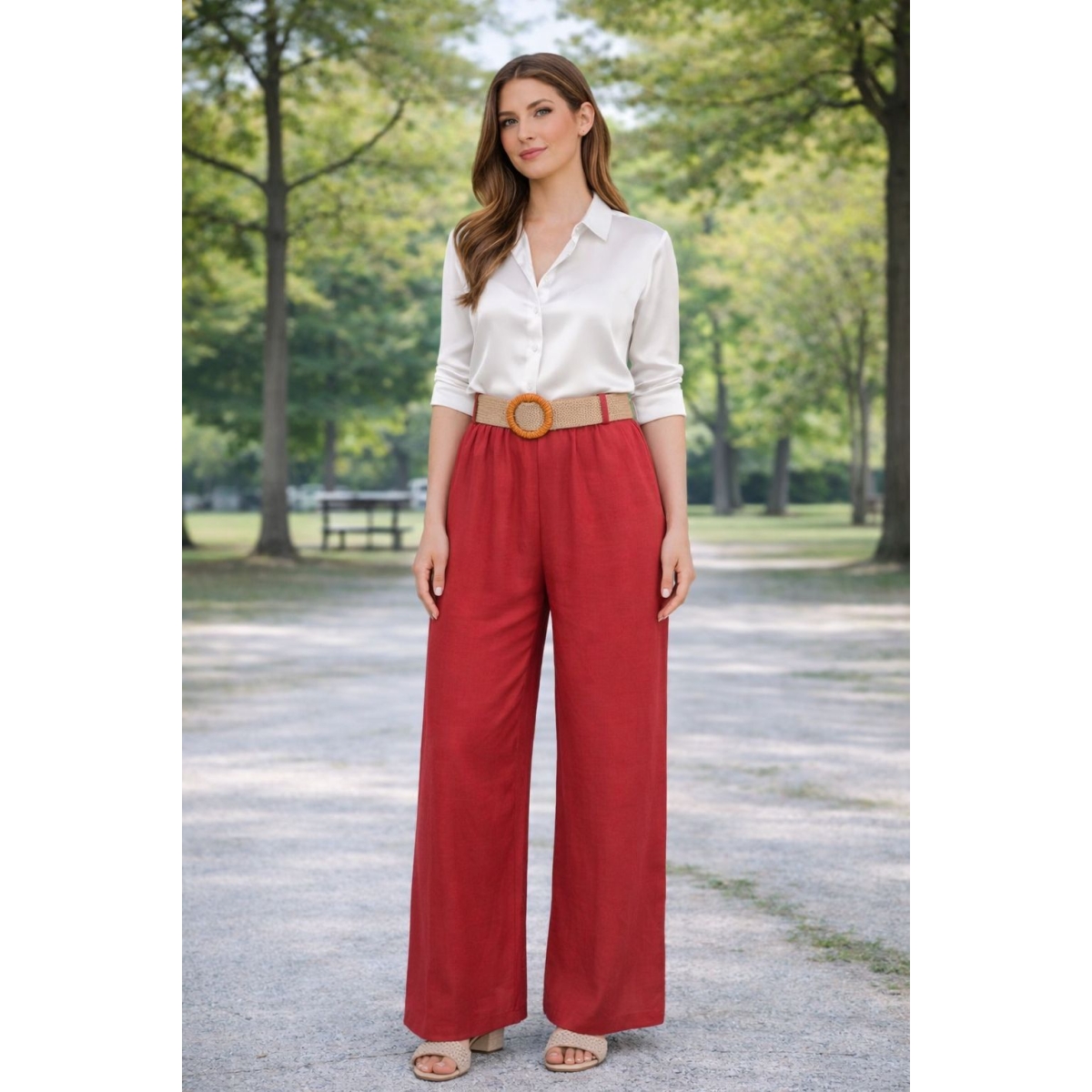 Pantaloni tip palazzo cod ES11367