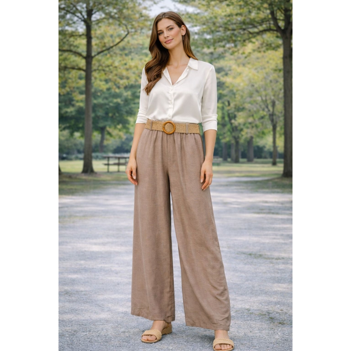 Pantaloni tip palazzo cod ES11374