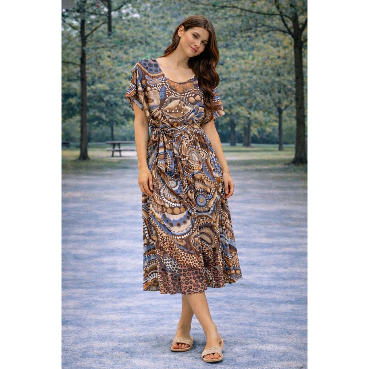 Rochie midi cu cordon cod ES11499