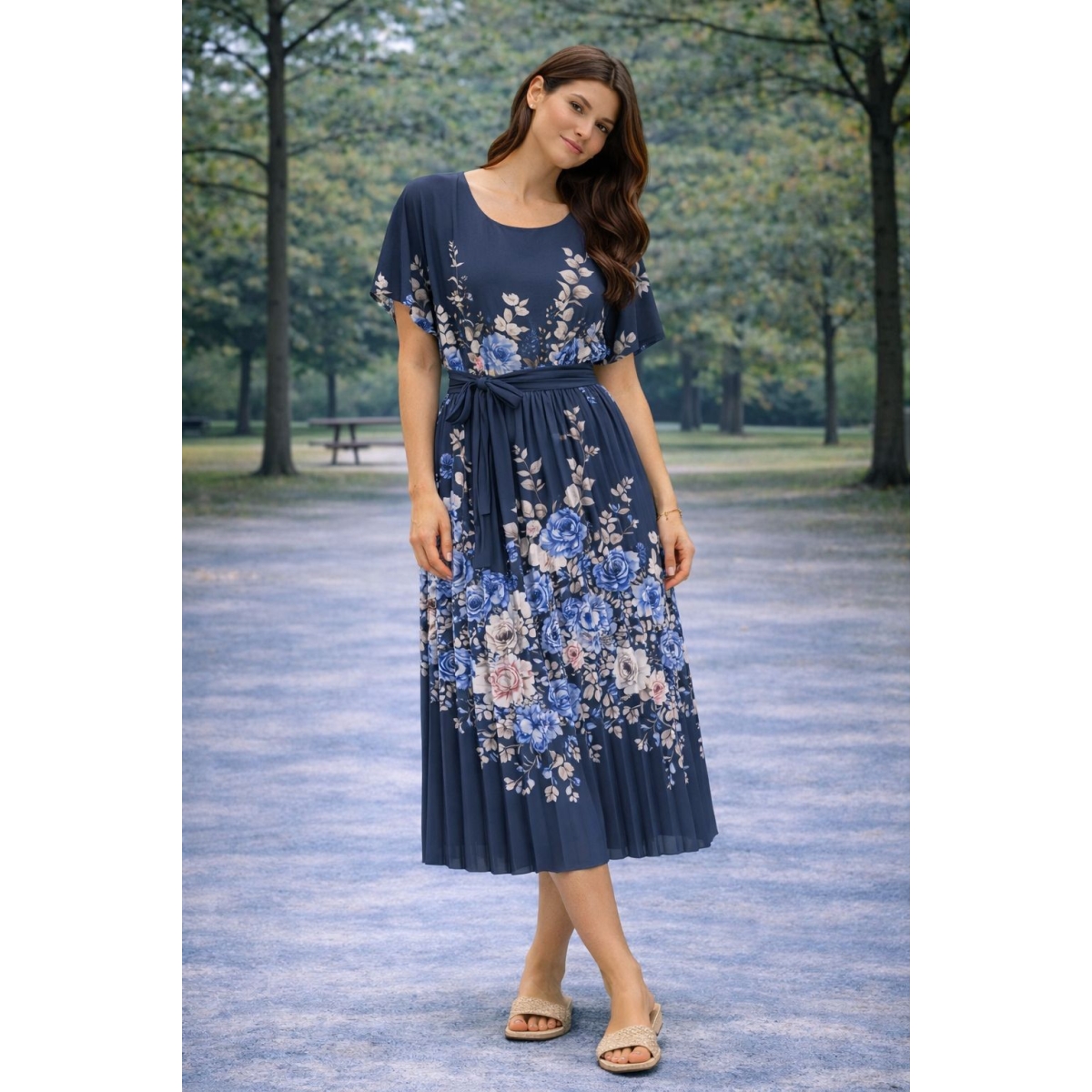 Rochie midi cu cordon cod ES11504