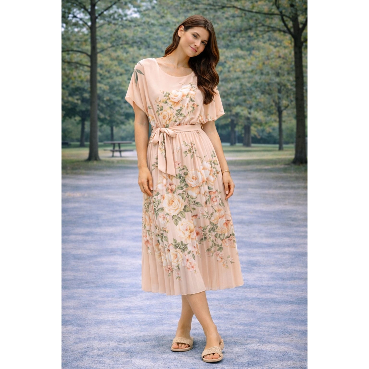 Rochie midi cu cordon cod ES11507