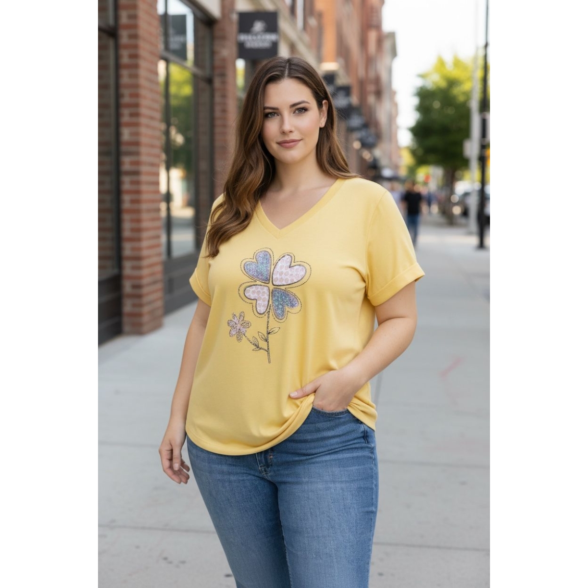 Tricou cu croiala lejera cod ES11614