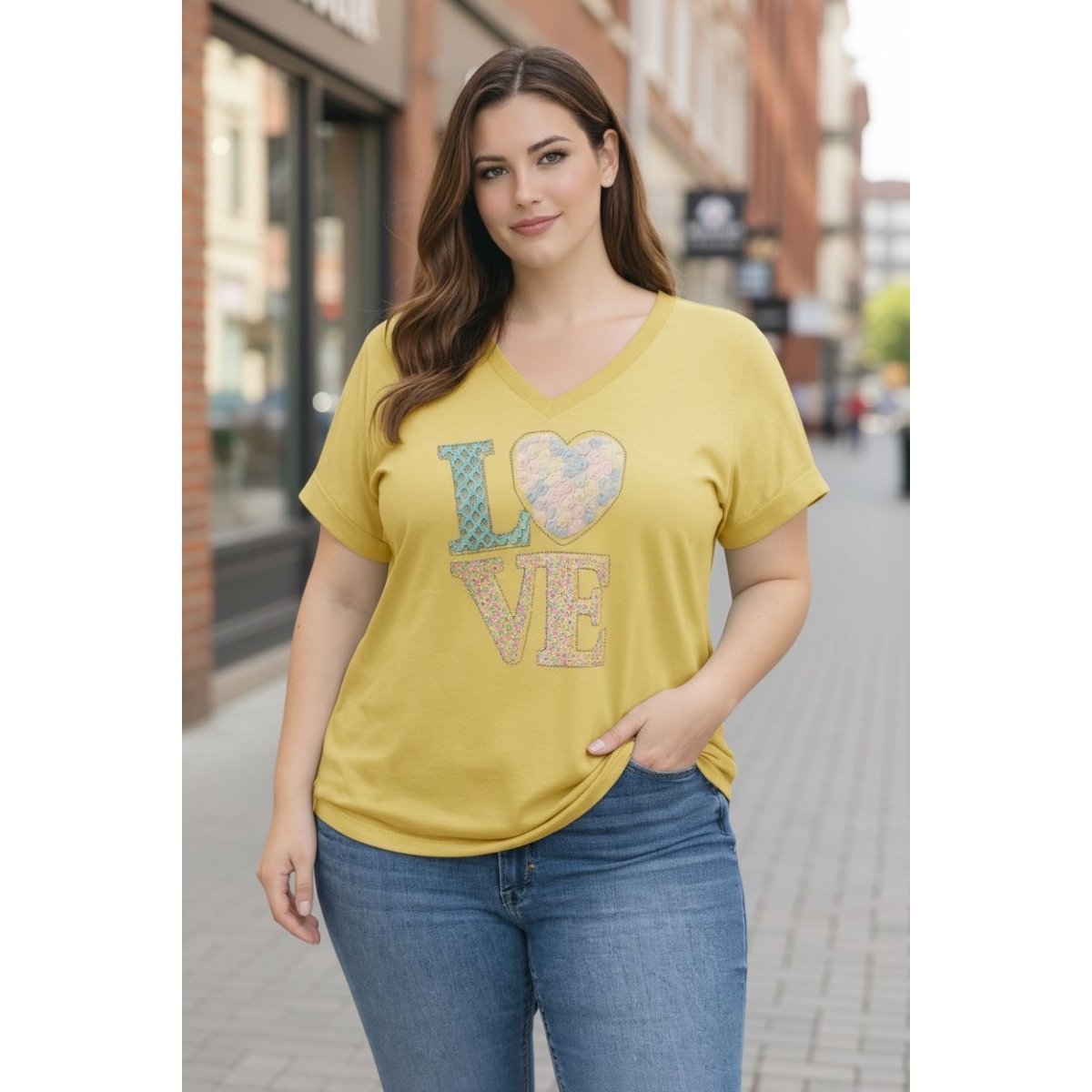 Tricou cu croiala lejera cod ES11623