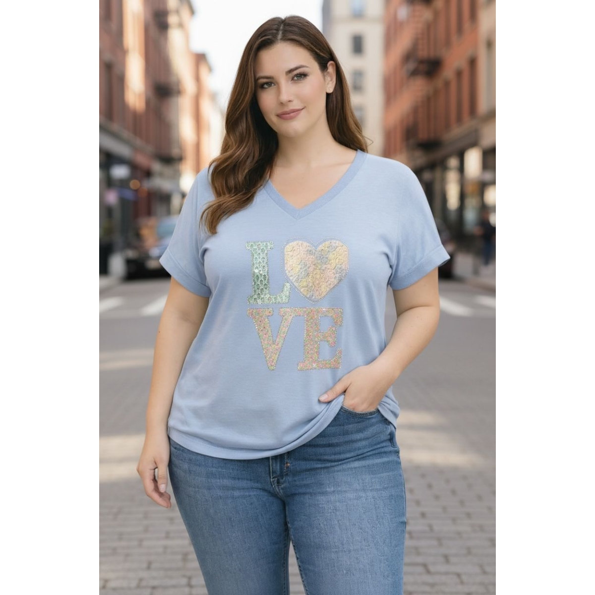 Tricou cu croiala lejera cod ES11626