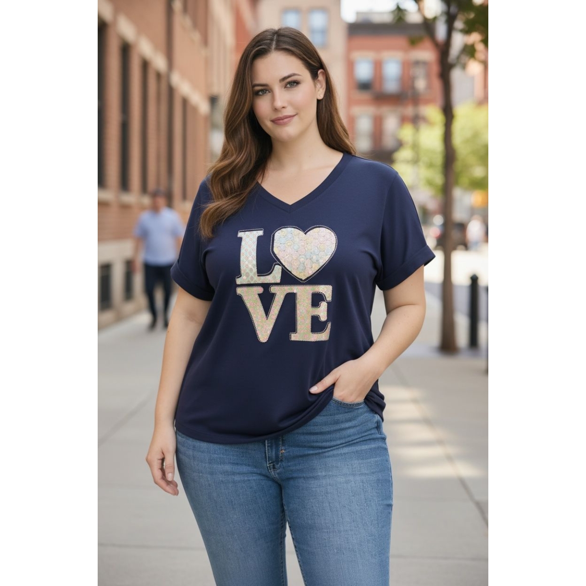 Tricou cu croiala lejera cod ES11631