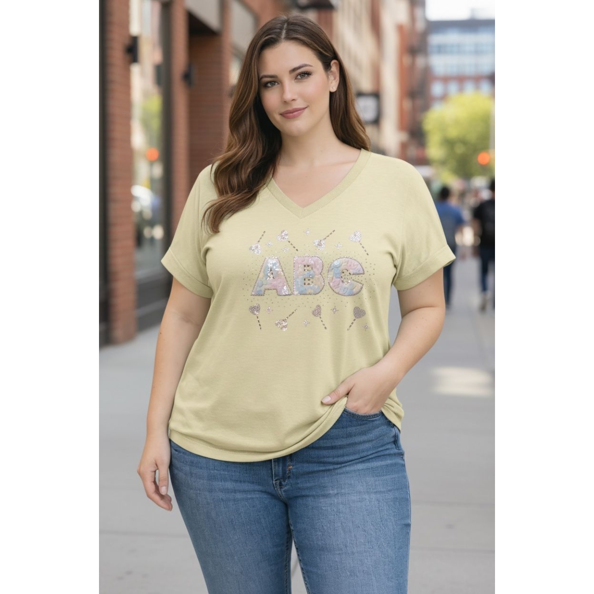 Tricou cu croiala lejera cod ES11634