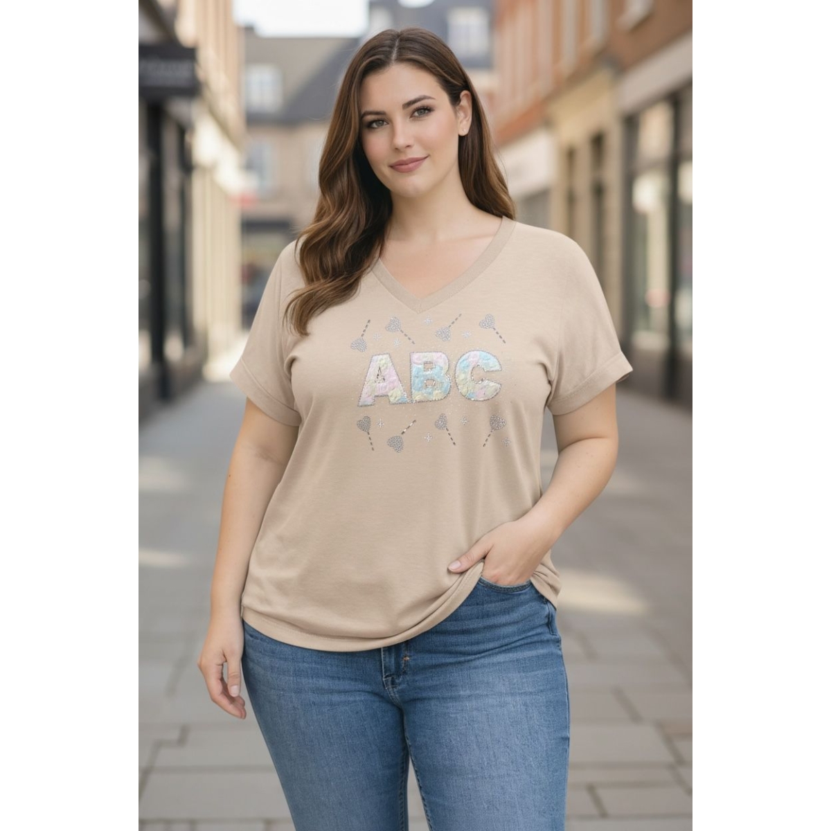 Tricou cu croiala lejera cod ES11644