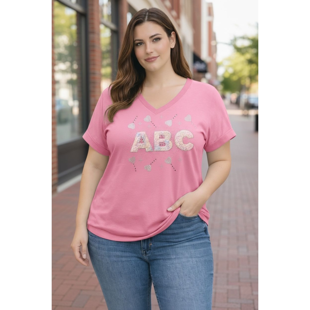 Tricou cu croiala lejera cod ES11645