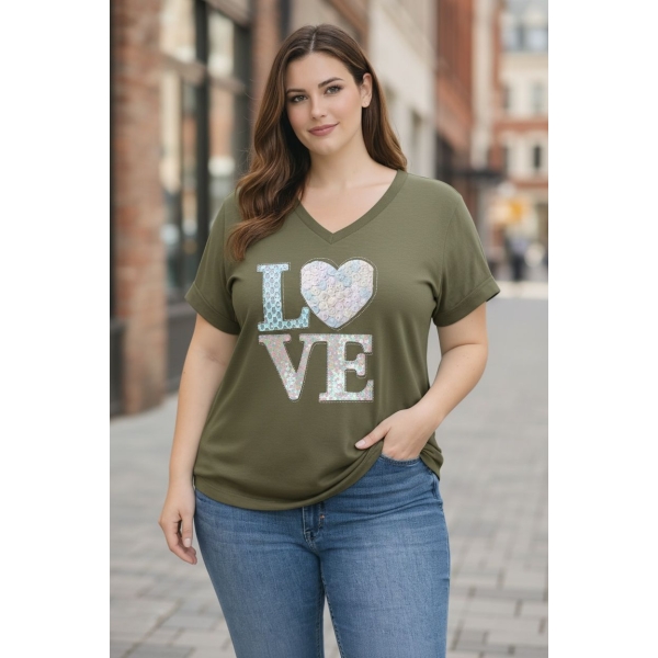 Tricou cu croiala lejera cod ES11621